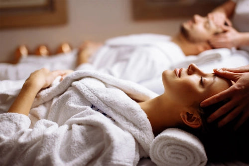 Rituel Détente Absolue 3 hr Hammam jacuzzi soin visage massage en couple - Spa Mozaik Bordeaux