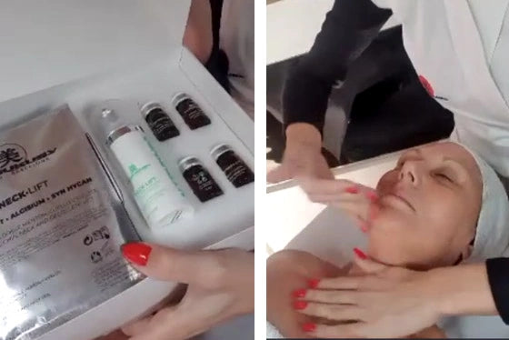 Soin final du cou d'une femme - Spa Mozaik Bordeaux
